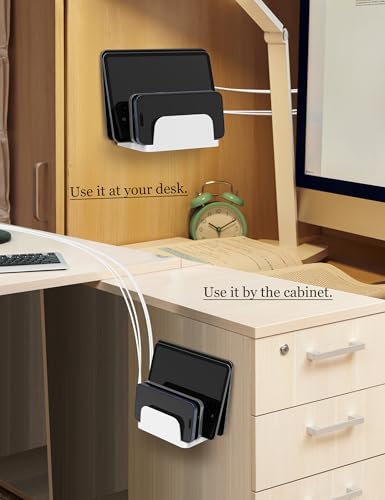 Wall Mount Phone Holder, (White) - color: White