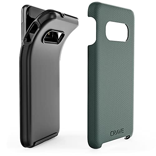 Crave Dual Guard for Samsung Galaxy S10e Case, Shockproof Protection Dual Layer- Forest Green - color: Forest Green