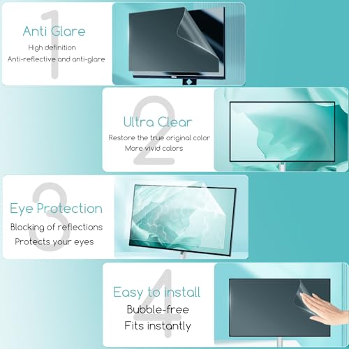 KEANBOLL 2-Pack 21.5 Inch Digital Picture Frame Screen Protector, Matte-Anti Glare Screen Protector Compatible with 21.5-Inch Digital Calendar, Eye Protection Eye Filter Scratch Resistant