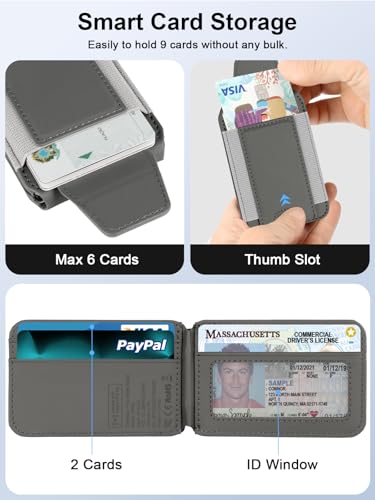 for MagSafe Wallet Works with Apple Find My, Strongest Magnetic Wallet - color: Green