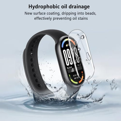Aiziki（6 Pack Compatible for Xiaomi Smart Band 10 Screen Protector, Flexible TPU Film [Not Glass], Full Coverag, HD Clear Easy Install, Bubble Free for Xiaomi Smart Band 10 Screen Protector - size: RM6-Xiaomi Smart Band 10-Z