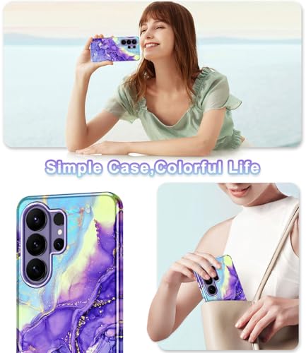 Btscase for Samsung Galaxy S26 Ultra Case, [Military Grade Drop Tested] Marble Pattern Design Slim Rugged Shockproof Women Girls Men Protective Anti-Scratch Cover, Cobalt Violet - color: Cobalt Violet, size: Samsung Galaxy S26 Ultra