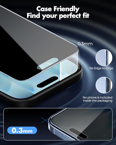 UNBREAKcable for iPhone 17 Privacy Screen Protector, QuickSet Box - size: iPhone 17