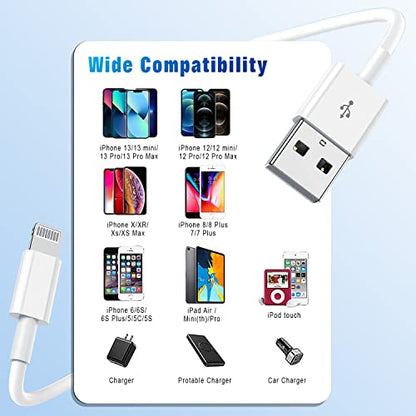 [Apple MFi Certified] Lightning Cable 5pack [3/3/6/6/10FT] - size: 5Pack3/3/6/6/10FT