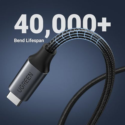 UGREEN USB C Extension Cable, (10Gbps/100W) USB C Extender 1.5 ft - color: Black, size: 1.5 FT
