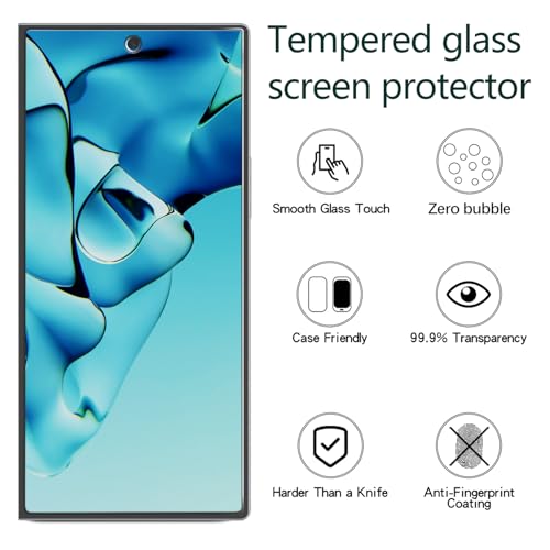 KAREEN 2+2 Pack Privacy Screen Protector for Samsung Galaxy Z Fold 6