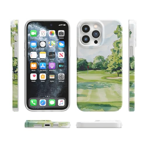 Casely iPhone 14 Pro Case | Clubhouse | Tee Time | Compatible with MagSafe | Classic Ultra Thin Design - color: Clubhouse | Tee Time, size: Iphone 14 Pro
