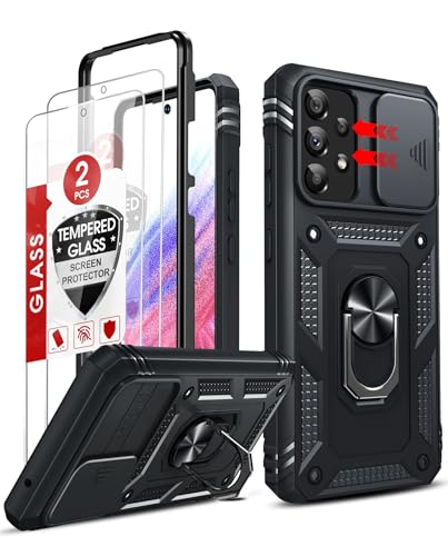 LeYi for Samsung Galaxy A53-5G Phone Case Military-Grade Protection, Black - color: Black, size: Galaxy A53 5G (6.5'')