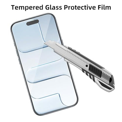 4 Pack Glass Screen Protector Compatible for iPhone Air / 17 air 6.5 inch 2025 [9H Hardness]-HD Screen Tempered Glass, Scratch Resistant,Easy Install [Case Friendly] - size: iPhone Air / 17 air