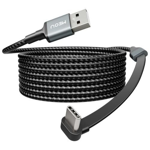 USB to USB C Cable 10ft, 60W Fast Charging, Right Angle USB A to USB C Cord - size: 10ft