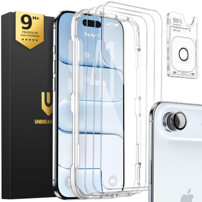 UNBREAKcable iPhone 17 Air Screen Protector & Camera Lens Protector - size: iPhone 17 Air