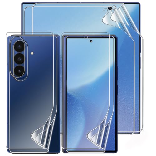 2 Sets Screen Protector for Samsung Galaxy Z Fold 7 8.0", High Definition Clear Soft TPU Screen Protector, 2 Front + 2 Inner Flexible Film Hydrogel, Self-Healing, Bubble-Free - size: Samsung Galaxy Z Fold 7