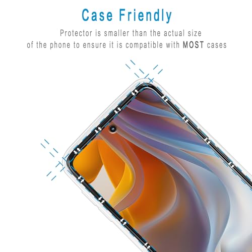 2 Pack Screen Protector for Motorola Moto G 5G 2025 Tempered Glass - color: Clear-Moto G 5G 2025