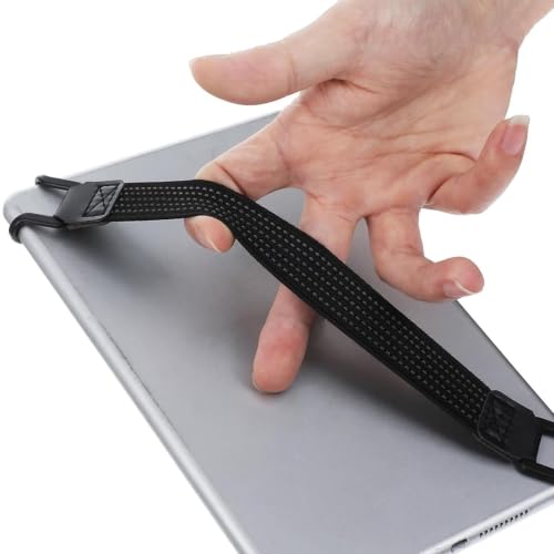 2pcs Universal Tablet Hand Strap Holder for iPad/Kindle, Elastic Phone Grip Belt, No Dropping Security Strap for One-Handed Operation, High-Elasticity Bands for Tablet PC & Smartphones