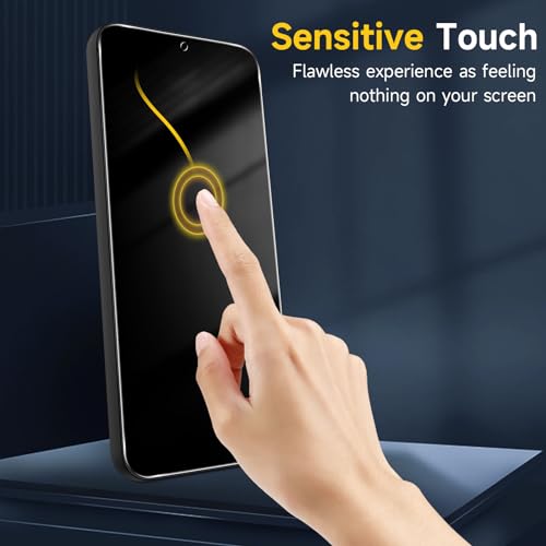 LYWHL 3 Pack for Samsung Galaxy A35 / A55 5G Screen Protector, Tempered Glass HD Clear 9H Hardness Protective Film for Galaxy A35 5G 6.6 Inch, Anti-Scratch No Bubble Case Friendly - Transparent
