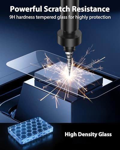 Mkeke Screen Protector for iPhone 16 Pro, 3 Pack 9H+ Tempered Glass | Military-Grade Drop Protection [Sensitive Touch] [Easy Installation Frame] [99.99% HD Clear] Bubble-Free for 6.3 inch - size: for iPhone 16 Pro 6.3"