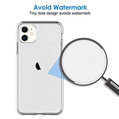 JETech Case for iPhone 11, Anti-Yellowing, Clear | Shockproof Protection, Scratch Resistant Hard PC Back, Durable Transparent TPU Bumper - color: Clear