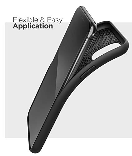 Encased Compatible with iPhone 12 Belt Clip Case (Thin Armor) Slim Grip Cover with Holster - Black - size: iPhone 12