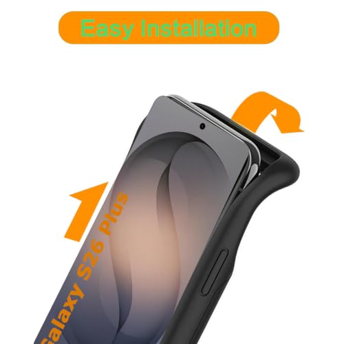 Battery Case for Galaxy S26 Plus,12000mAh Portable Protective Smart Wireless Charging Case Support Carplay Compatible with Galaxy S26 Plus(6.7 inches) Rechargeable Extended Battery Charger Case(Black) - size: Galaxy S26 Plus