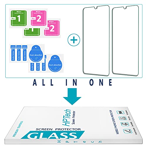 2 Pack Screen Protector for Samsung Galaxy A12 Tempered Glass - color: Clear