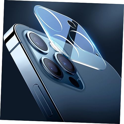balacoo 3pcs Lens Protection Films Tempered Phone Screen Protectors Camera Lens Covers Scratch-resistant for Pro