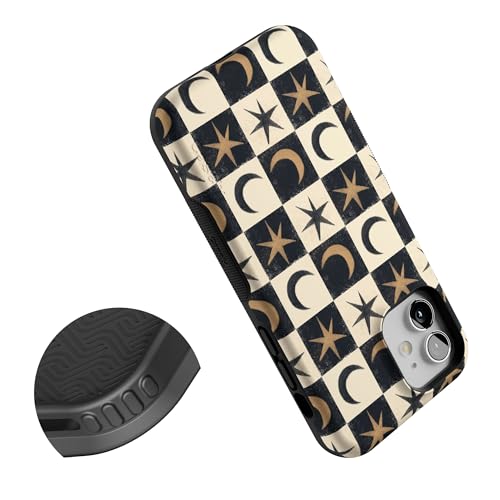 Casely iPhone 12 Mini Case | Mystic Moonstar | Black Celestial | Bold Protective Design | MagSafe Compatible Design - color: Mystic Moonstar | Black Celestial, size: Iphone 12 Mini