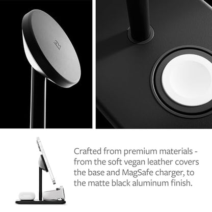 Twelve South HiRise 3 Deluxe, Compact Wireless Magsafe Charging Stand,Black, MagSafe Charger (Pack of 12) - size: MagSafe Charger (Pack of 12)