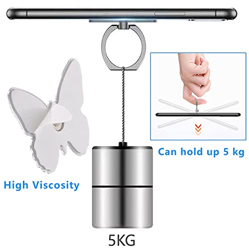 Kinizuxi Butterfly Phone Ring Holder Stand,360° Rotation Finger Grip - color: 1 Purple
