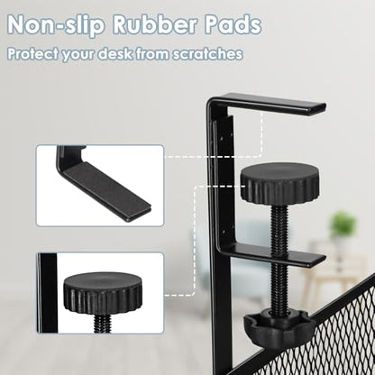 Cable Management, 25'' Cable Management Under Desk, Cable Tray - color: Black, size: 25'' (1 Pack)