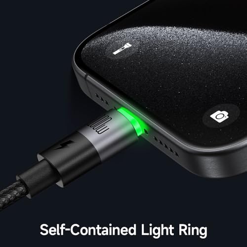 mcdodo 2-in-1 USB C and Lightning Cable, USB-C to C & Lightning 100W Fast Charging Cable Compatible for iPhone 16 15 14 13 12 11 Galaxy iPad MacBook and more-5FT