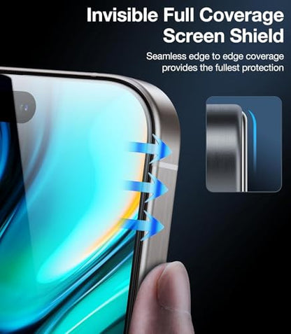 UltraGlass TOP 9H+ Armor for iPhone 14 Pro Privacy Screen Protector, 2 Pack - size: iPhone 14 Pro