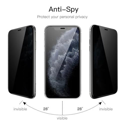 JETech Privacy Screen Protector for iPhone 11 Pro Max/Xs Max, 2-Pack - size: iPhone 11 Pro Max/XS Max