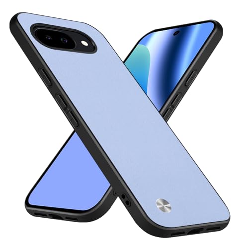 for Google Pixel 10a Case, Anti-Slip Anti-Fingerprint Matte Faux Leather Textured, Camera Full Protector, Slim Soft TPU Shockproof Durable Drop Protection Cover for Pixel 10a 6.3-Inch (Gray) - color: Gray, size: Google Pixel 10a