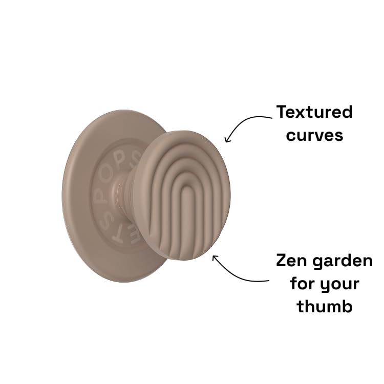 PopSockets Phone Grip for MagSafe, Magnetic Holder- Latte - color: Latte