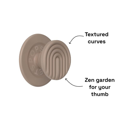 PopSockets Phone Grip for MagSafe, Magnetic Holder- Latte - color: Latte