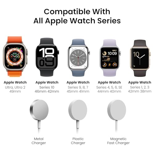 Delidigi for Dual Apple Watch Charger Stand, Charging Cable Not Included - color: Black, Charger Not Included!