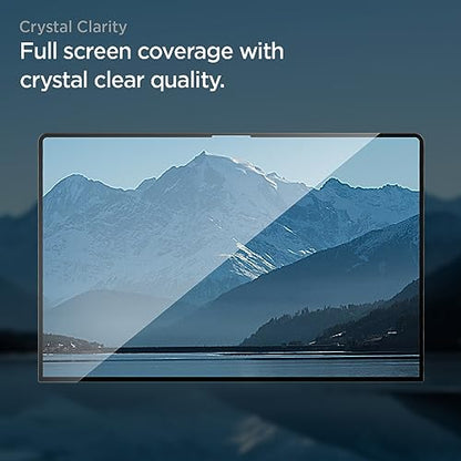 Spigen GlasTR Slim Screen Protector for MacBook Air 15" M2-M5 (2022-2026) | 9H+ Tempered glass, Scratch resistance, GlasTR Slim, Lab-tested 100% clarity, Precise cutout, Case-friendly, 1Pack - size: 15 inch