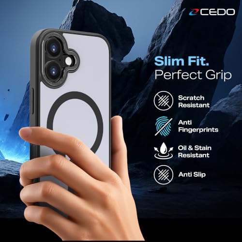 CEDO Magnetic Kickstand Case for iPhone 17, MagSafe Compatible Black - size: iPhone 17