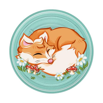 PopSockets Adhesive Phone Grip, Holder, Phone Stand, Plant-Based - Sleepy Fox - color: Sleepy Fox, style: Adhesive