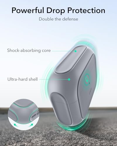 ESR for AirPods Pro 3 Case, Compatible with MagSafe, Gray - color: Gray, size: AirPods Pro 3 Case