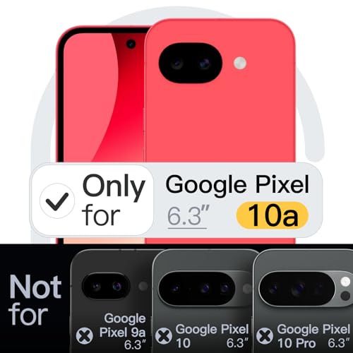 JETech Slim Case for Google Pixel 10a, Anti-Slip, Berry | Soft TPU Design, Matte Finish, Shockproof Protection - color: Berry