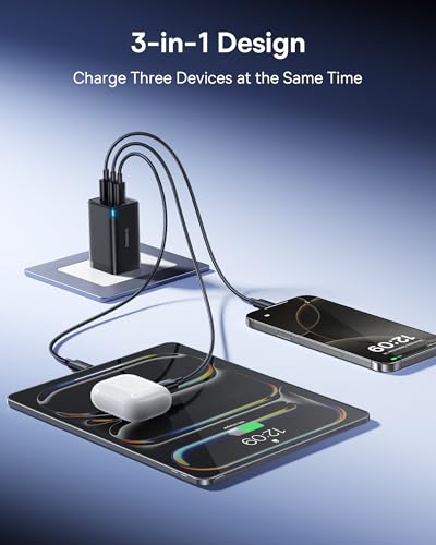Baseus 2 Pack 65W USB C Charger Block, PPS 3-Port Fast Compact USB C Brick