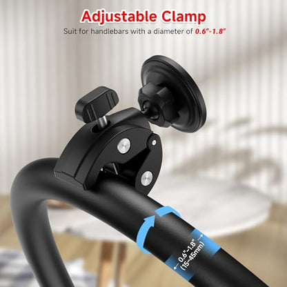 PROfezzion Gym Fitness Magnetic Phone Mount for MagSafe, Heavy Duty Clamp