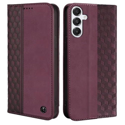 Wallet Case for Samsung Galaxy S25 FE 5G - PU Leather Flip Cover with Card Holder Slots, Strong Magnetic Folio Kickstand Phone Case, Wine Red - color: Wine Red, size: Samsung Galaxy S25 FE 6.7"