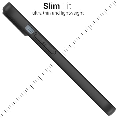 CoverON Designed for Apple iPhone 15 Case, Minimal Lightweight Slim TPU Rubber Flexible Skin Cover Thin Protective Silicone Sleeve Compatible with iPhone 15 (6.1) Phone Case Black - color: Black