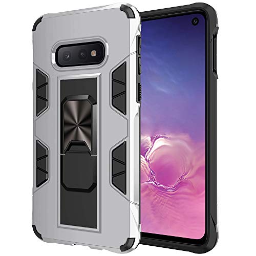 Dionsibei for Samsung Galaxy Note 8 Case Military Grade Built-in Kickstand with Stand Holder Armor Heavy Duty Shockproof Cover Protective for Samsung Galaxy Note 8 Phone Case Sliver - color: Sliver