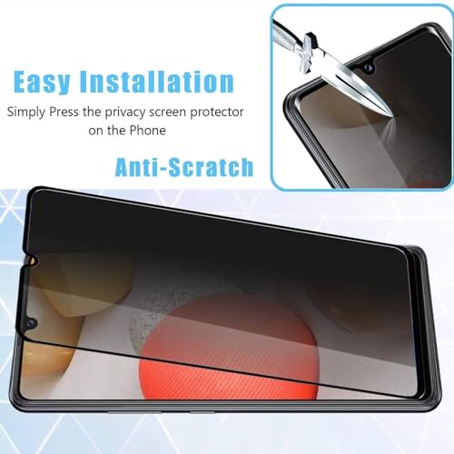 Privacy Screen Protector for Samsung Galaxy S23 Ultra 6.8 in, Anti-Spy Tempered Glass Film, Bubble-Free, Easy Install, 3 Pack - size: Galaxy S23 Ultra