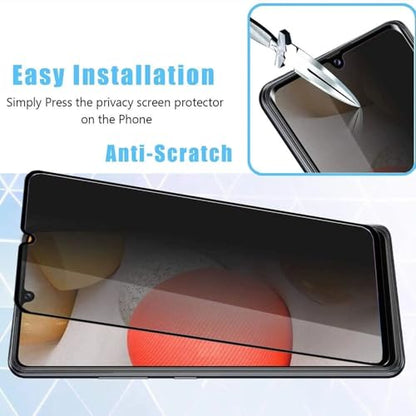 Privacy Screen Protector for Samsung Galaxy S23 Ultra 6.8 in, Anti-Spy Tempered Glass Film, Bubble-Free, Easy Install, 3 Pack - size: Galaxy S23 Ultra