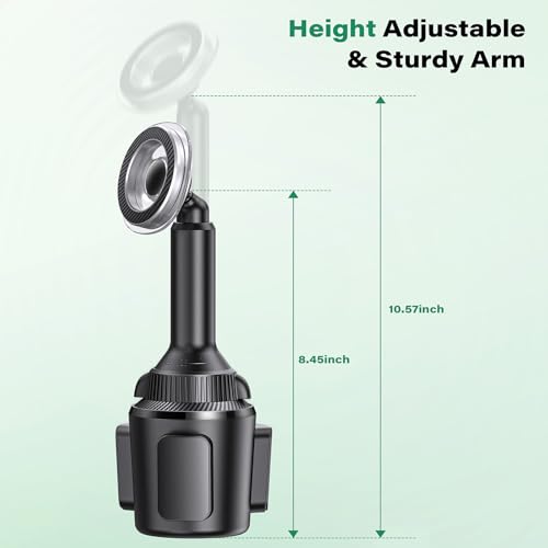 ICARMOUNT Golf Cart Phone Holder, Strong Magnetic Cup Holder - color: MagSafe