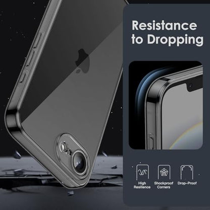 Shamo's Clear TPU for iPhone 17e Case / iPhone16e Case – with Camera Protection, Ultra Slim, Shockproof, Anti-Yellowing, Scratch-Resistant, Wireless Charging Compatible, Enhanced Grip - size: For iPhone 17e / iPhone 16e